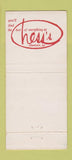 Matchbook Cover - Hess's Allentown PA 30 Strike