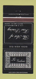 Matchbook Cover - La Galerie Wheeling IL 30 Strike