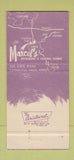 Matchbook Cover - Marcel's Cuyahoga Falls OH 30 Strike