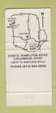 Matchbook Cover - China Gate Restaurant Chinese Columbus OH WEAR 30 Strike