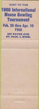 Matchbook Cover - Matchbook Cover Moose Lodge St Paul MN