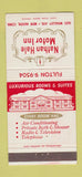 Matchbook Cover - Nathan Hale Motor Inn New Haven CT 30 Strike