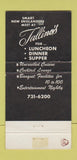 Matchbook Cover - Tallino's Chestnut Hill MA 30 Strike