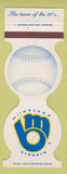 Matchbook Cover - Milwaukee Brewers Baseball 1982