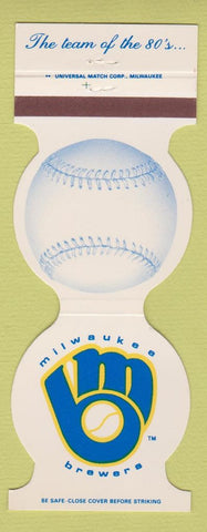 Matchbook Cover - Milwaukee Brewers Baseball 1982