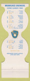 Matchbook Cover - Milwaukee Brewers Baseball 1982