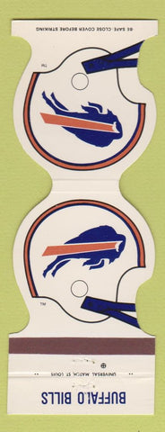 Matchbook Cover - Buffalo Bills Football Buffalo NY Postal Credit Union 1983