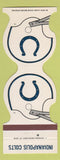 Matchbook Cover - Indianapolis Colts Football Bank Bloomington IN 1984