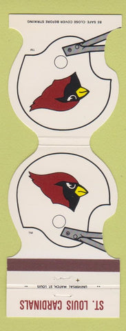 Matchbook Cover - St Louis Cardinals Football 1983 Clarion Hotel Sports Bar