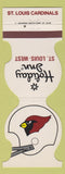 Matchbook Cover - St Louis Cardinals Football 1984 Holiday inn Bridgeton MO