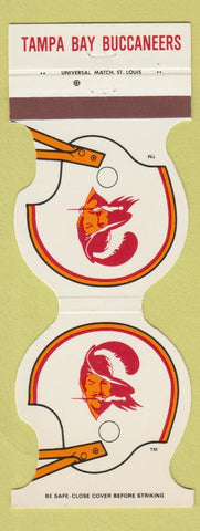 Matchbook Cover - Tampa Bay Buccaneers Football Hilton Troy MI 1982
