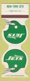 Matchbook Cover - New York Jets Football 1980