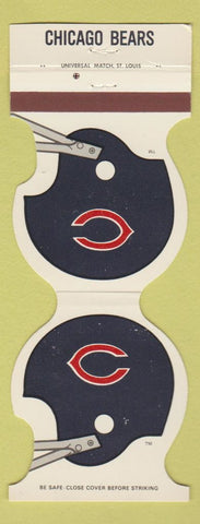 Matchbook Cover - Chicago Bears Football Hilton Troy MI 1984