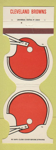 Matchbook Cover - Cleveland Browns Football Credit Union St Marys 1984