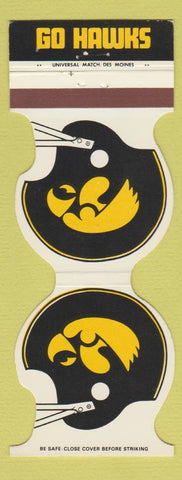 Matchbook Cover - Iowa Hawkeyes Football Holiday Inn Red Oak IA 1983