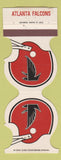Matchbook Cover - Atlanta Falcons Football Ettco Wire Brooklyn NY 1979 TAPED
