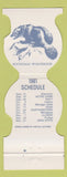 Matchbook Cover - Michigan Wolverines Football 1980 1981 Football