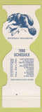 Matchbook Cover - Michigan Wolverines Football 1979 1980 Football