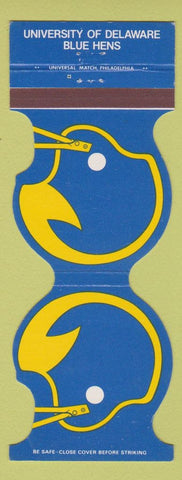 Matchbook Cover - University of Delaware Blue Hens Football Bank Newark DE 1979