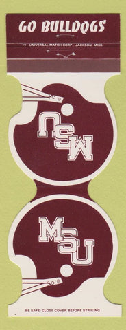 Matchbook Cover - Mississippi State Bulldogs 1981 Harry Mayer Meridian MS