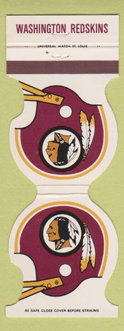 Matchbook Cover - Washington Redskins Football 1981 Ettco Wire Ridgewood NY
