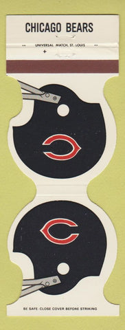 Matchbook Cover - Chicago Bears Football 1980 St Charles IL Savings