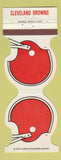 Matchbook Cover - Cleveland Browns Football Credit Union 1981