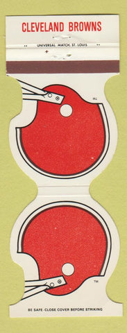 Matchbook Cover - Cleveland Browns Football Credit Union 1981