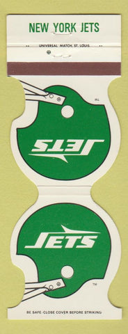 Matchbook Cover - New York Jets Football 1981 Footsie's Tavern Westbury NY