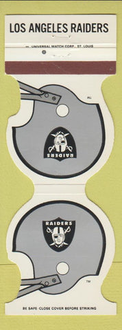 Matchbook Cover - Los Angeles Raiders Football 1985 Bombay Bar Ventura CA