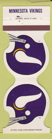 Matchbook Cover - Minnesota Vikings Football 1983 Flaherty Equipment Minneapolis