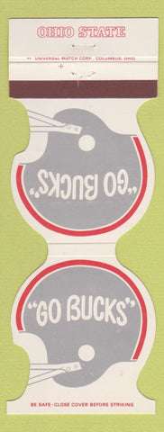 Matchbook Cover Ohio State Buckeyes Football College Traditions Columbus OH 1986