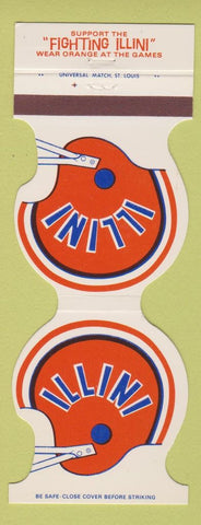 Matchbook Cover - University of Illinois Football 1983 Credit Union Champaign IL