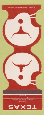Matchbook Cover - Texas Longhorns Football City Bank 1977