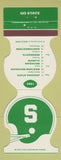 Matchbook Cover - Michigan State Spartans 1985 University Club 1986