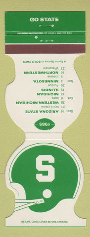 Matchbook Cover - Michigan State Spartans 1985 University Club 1986