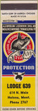 Matchbook Cover - Matchbook Cover Moose Lodge Helena MT WORN