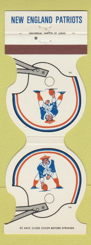 Matchbook Cover - New England Patriots Football 1983 Bank Westerly RI