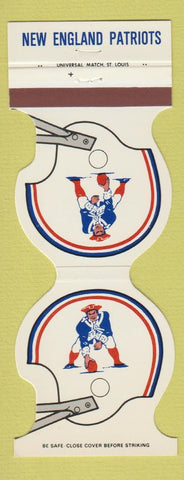 Matchbook Cover - New England Patriots Football 1981 Credit Union Boston MA
