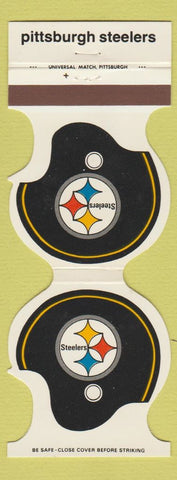Matchbook Cover - Pittsburgh Steelers Football 1977 Rices Landing Bank