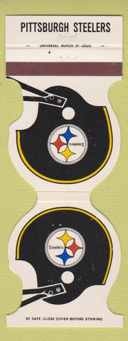 Matchbook Cover Pittsburgh Steelers Football 1980 Metals Purifying Saxonburg PA