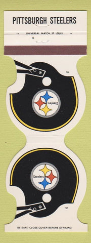 Matchbook Cover - Pittsburgh Steelers Football 1981 Fidelity Savings