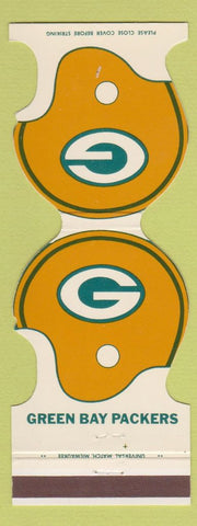 Matchbook Cover - Green Bay Packers Football 1974 Elmer Denessen Real Estate