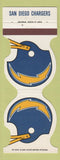 Matchbook Cover - San Diego Chargers Football RMS 1980