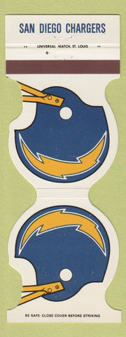 Matchbook Cover - San Diego Chargers Football RMS 1980