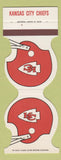 Matchbook Cover - Kansas City Chiefs Football 1980