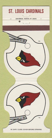 Matchbook Cover - St Louis Cardinals Football 1981 St Charles MO Bank