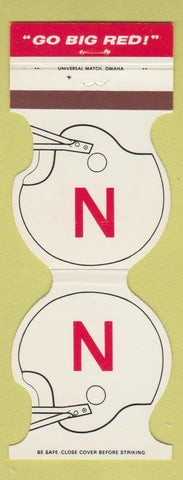 Matchbook Cover - Nebraska Cornhuskers 1984 football Armature Omaha NE
