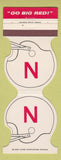 Matchbook Cover - Nebraska Cornhuskers 1981 Holiday Inn Columbus NE