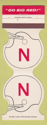 Matchbook Cover - Nebraska Cornhuskers 1981 Holiday Inn Columbus NE